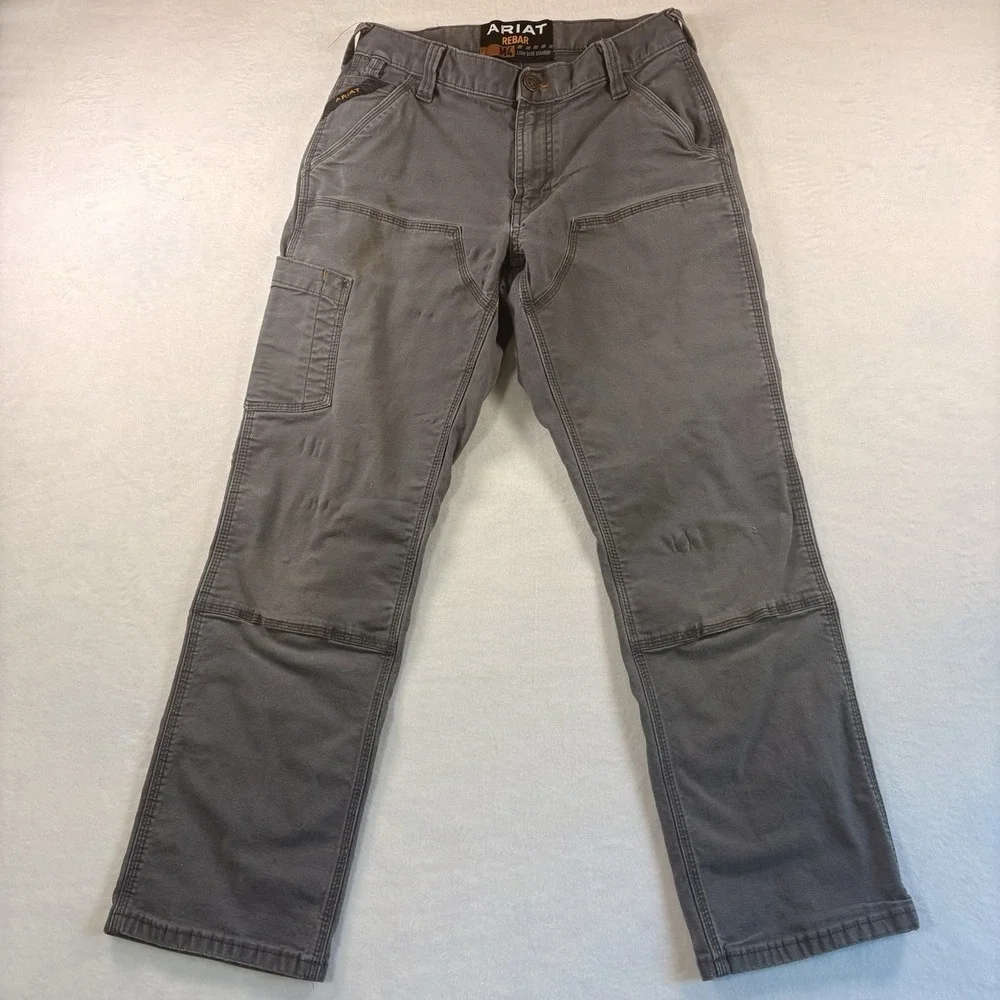 Ariat Rebar M4 Low Rise Straight Double Knee Work Pants 28x30 Heavy Wear